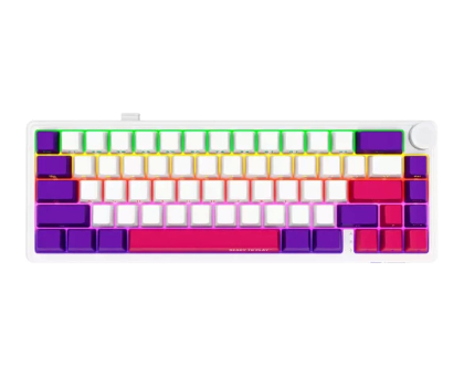 Klawiatura bezprzewodowa Lorgar KBP70 Mini HOT SWAP RGB Biała